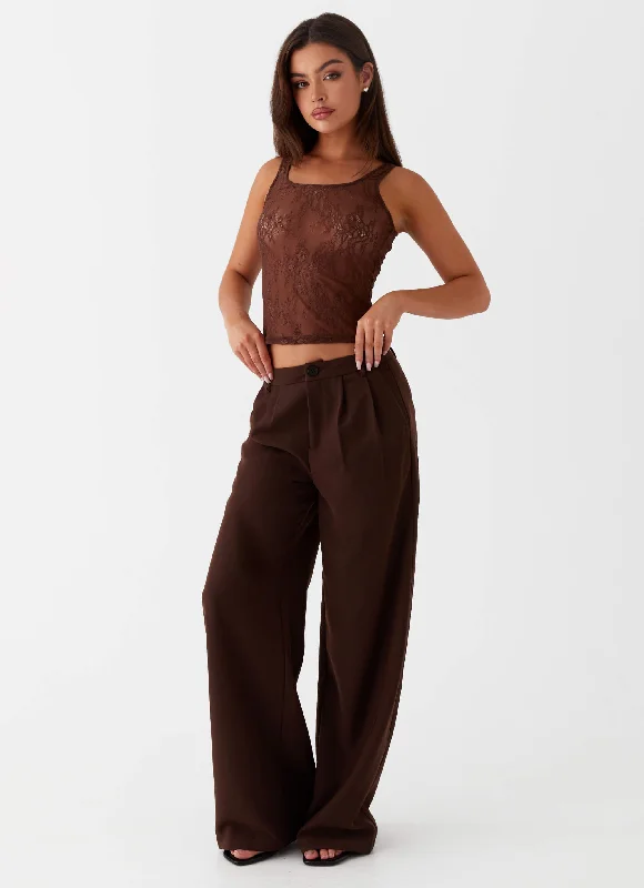 Everyday Comfort Ravenscroft Suit Pants - Dark Chocolate