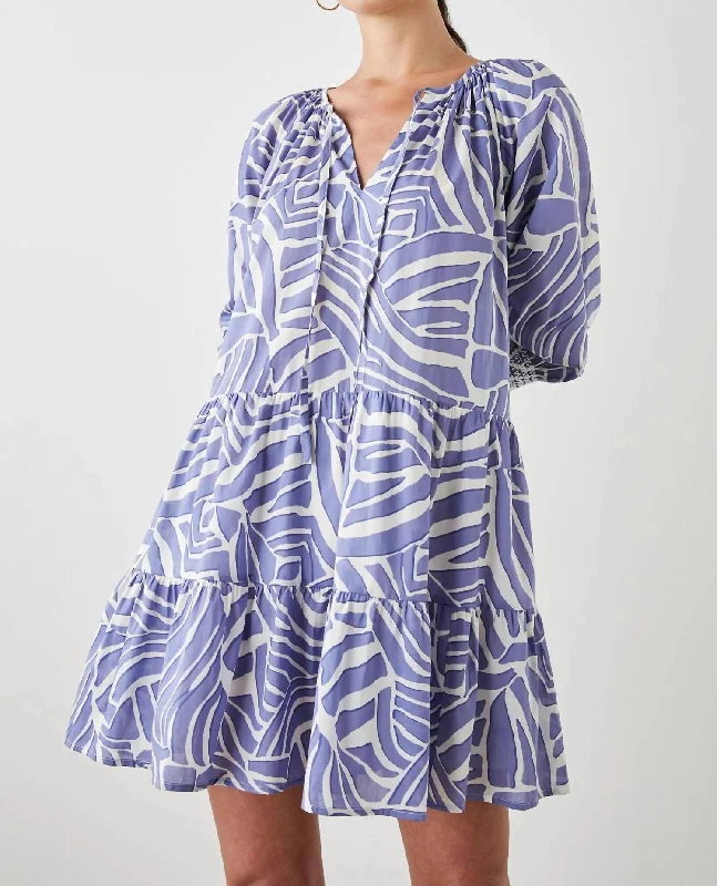 Casual Wear Sia Dress In Island Waves
