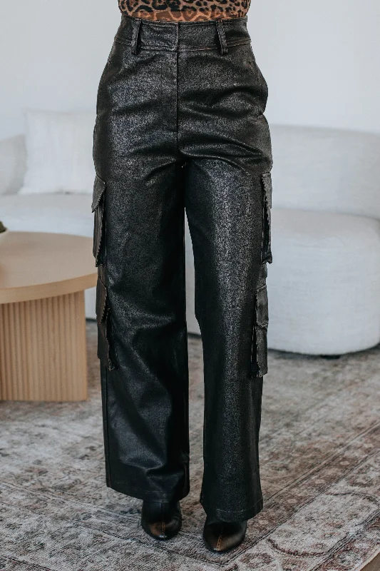 All-Day Comfort Suki Cargo Leather Pants