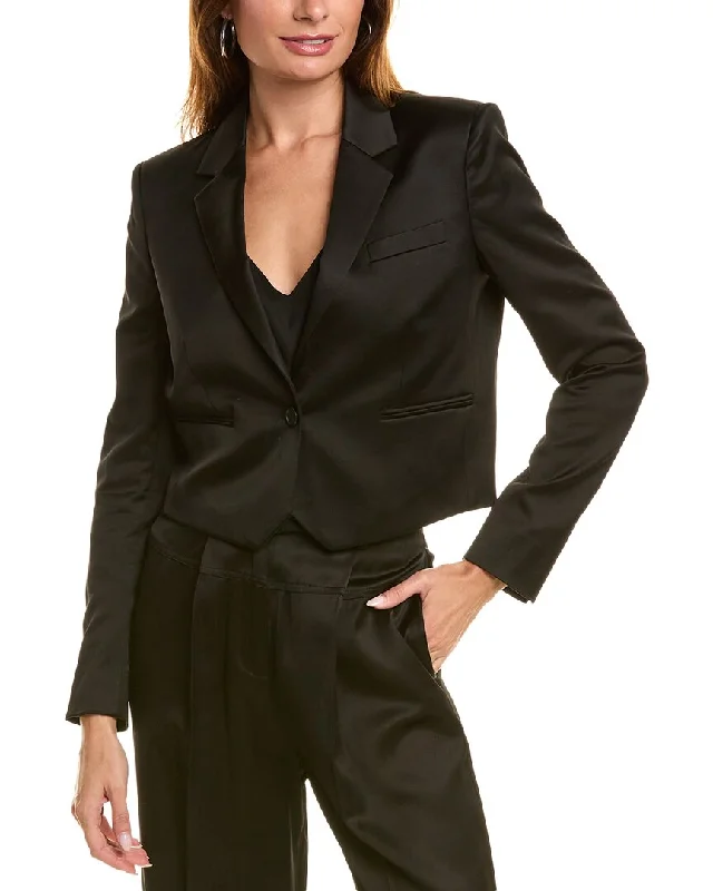 Chic Comfort The Kooples Cropped Blazer