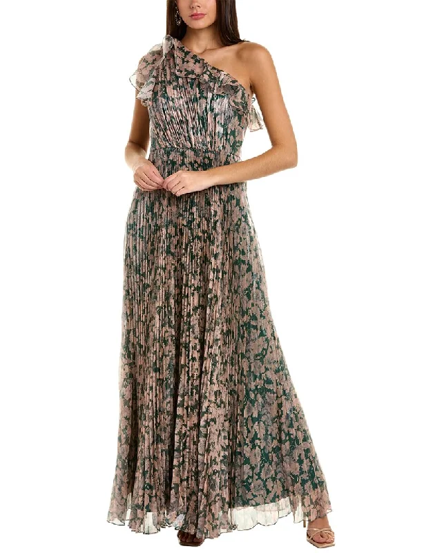 Simple Style Theia Aurelia Pleated Gown