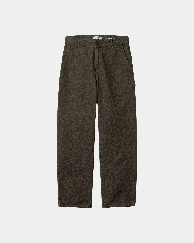 Minimal Comfort Leo Pierce Pant Straight | Tamarind / Office Green Camo Leopard (garment dyed)