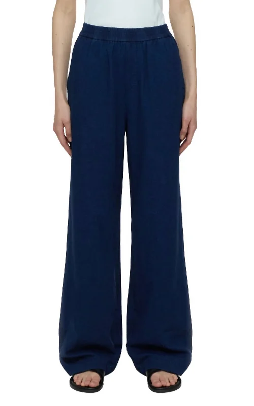 Cozy Chic Winona Pant In Dark Blue
