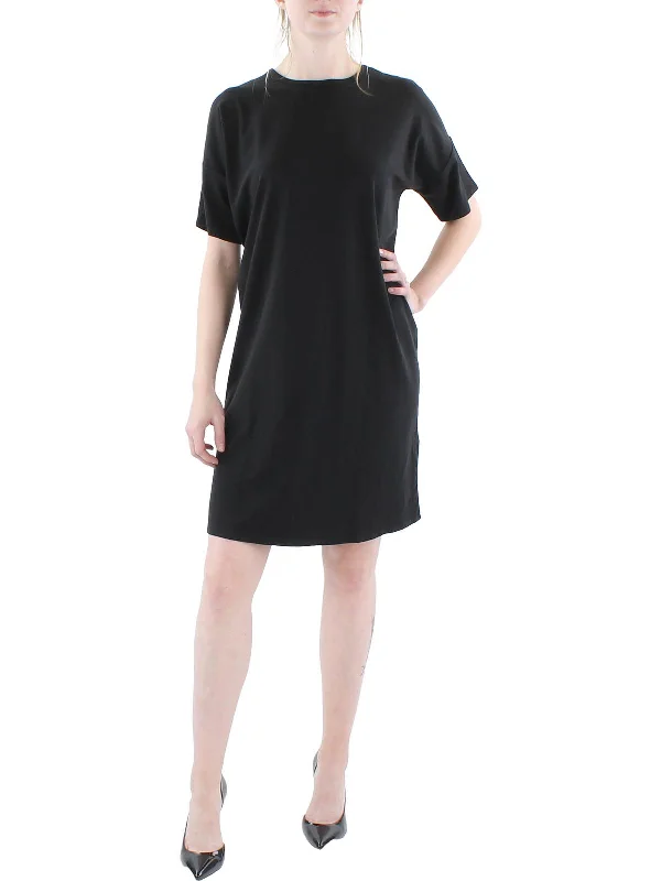Soft Looks Womens Boxy Above Knee T-Shirt Dress