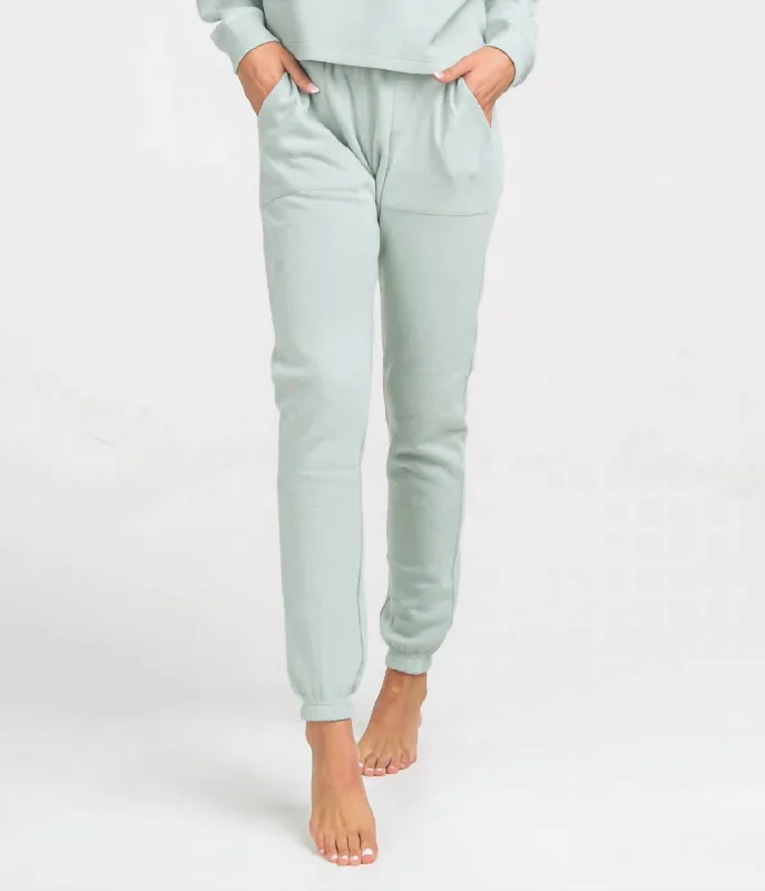 Comfy Pants Women's Gym Class Joggers In Moon Mist