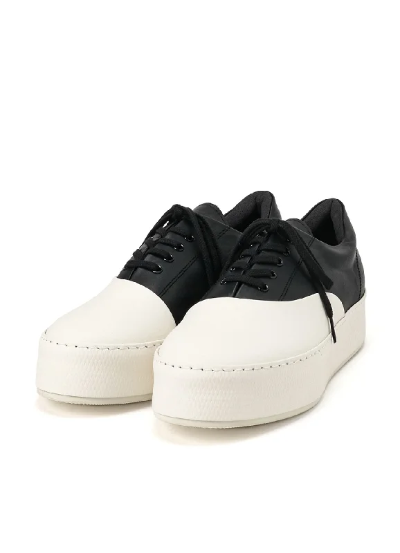 Breezy Style COW LEATHER ASYMMETRIC SNEAKER