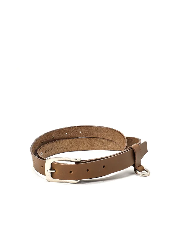 Sports Style SEMI-GLOSS LEATHER 25MM BELT