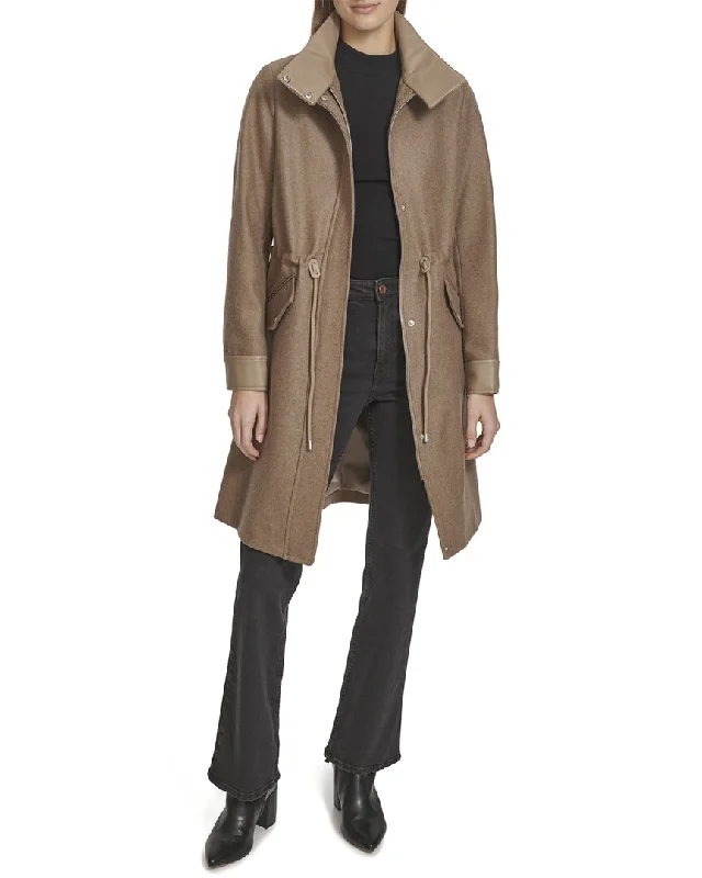 Casual Chic Wear Andrew Marc Chesme Wool-Blend Coat
