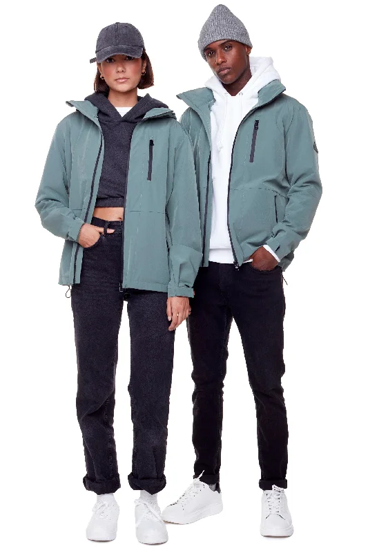 Comfortable Fashion CARMACKS | UNISEX (RECYCLED) MIDWEIGHT RAIN SHELL JACKET
