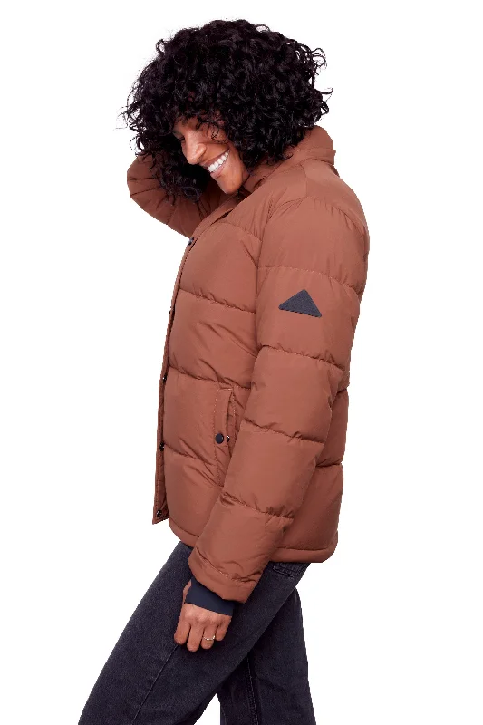 Light Comfort FORILLON | WOMEN'S VEGAN DOWN (RECYCLED) SHORT QUILTED PUFFER JACKET