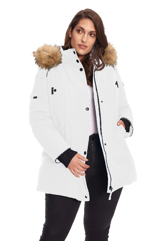 Easy Style GLACIER PLUS | WOMEN'S VEGAN DOWN (RECYCLED) PARKA (PLUS SIZE)