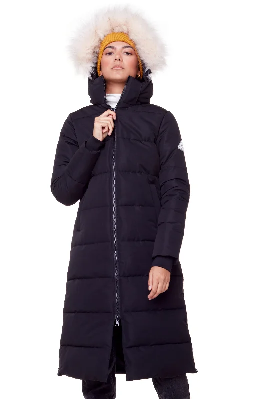 Weekend Wear KLUANE | WOMEN'S VEGAN DOWN (RECYCLED) ULTRA LONG LENGTH PARKA