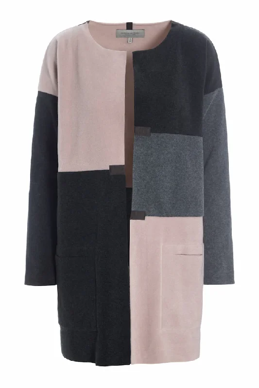 Casual Chic CARDIGAN PATCH - 7161 - GREY/NUDE/SB