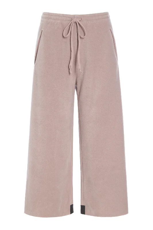Sporty Elegance FLARE TROUSERS 3/4 LENGTH - 2115 - NUDE