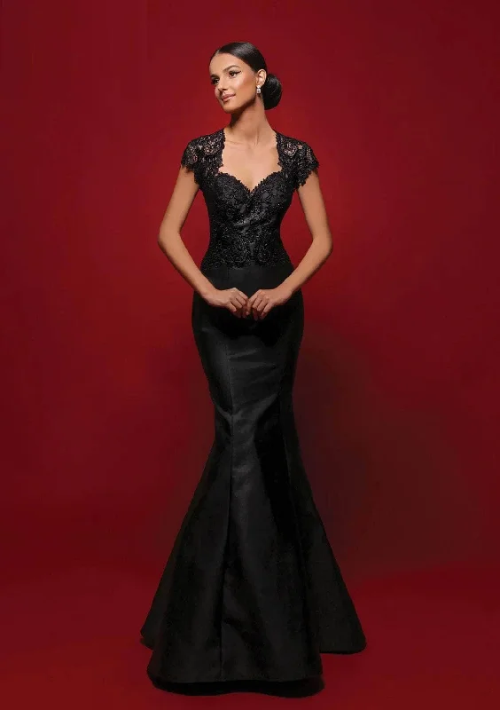 Elegant Wear Clarisse - M6256 Lace Queen Anne Mermaid Dress