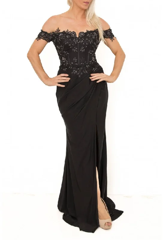 Comfortable Dresses TERANI 241P2238 DRESS